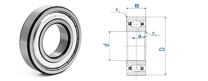 ->>Angular contact ball bearings